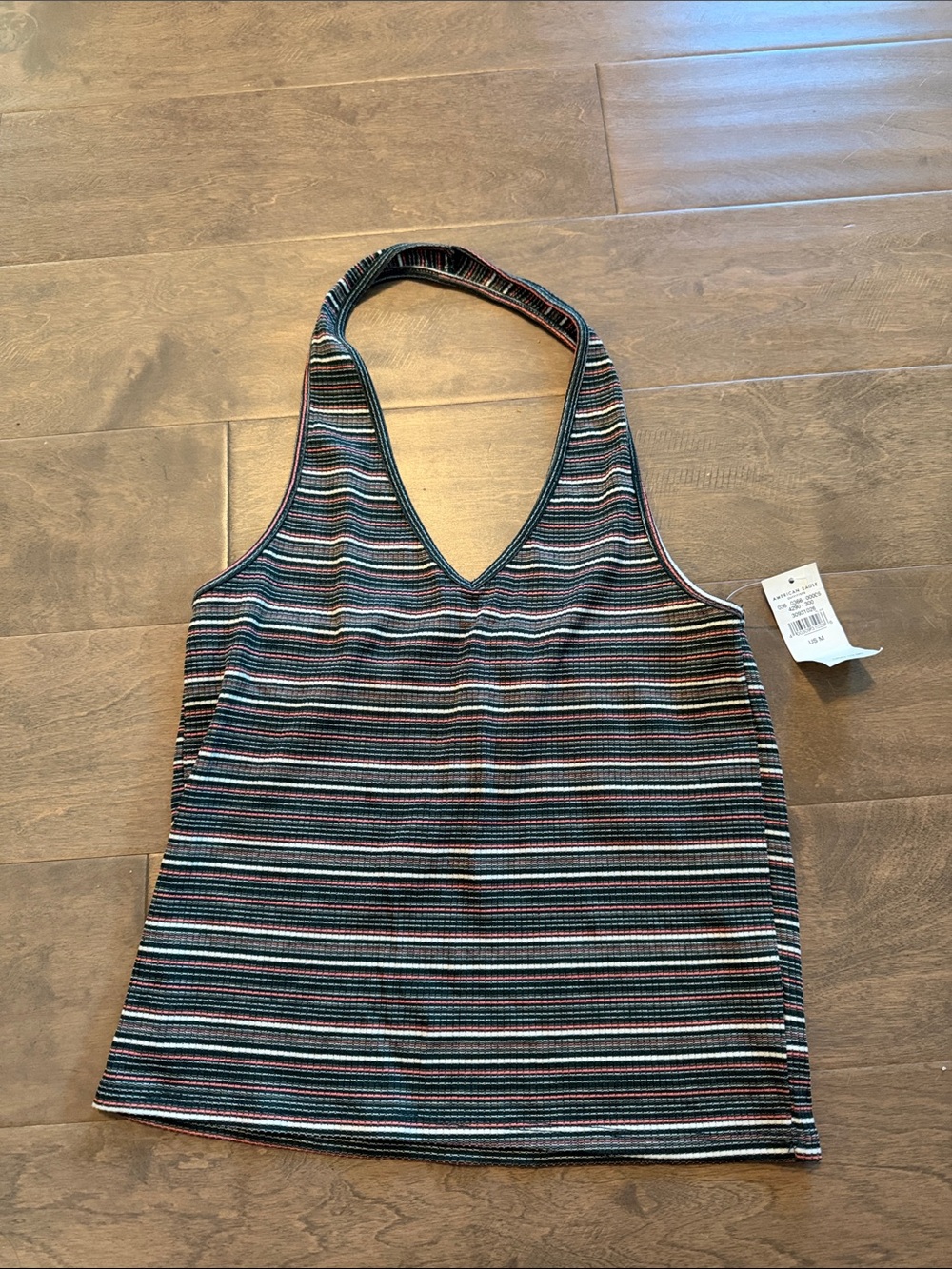 NWT American Eagle V-Neck Halter Tank Top - Multicolor